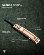 Garuda Edition Hard Tennis Bat - Natural