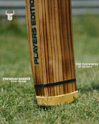 Players Edition Hard Tennis Bat - Burnt