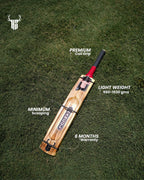 Players Edition Hard Tennis Bat - Burnt
